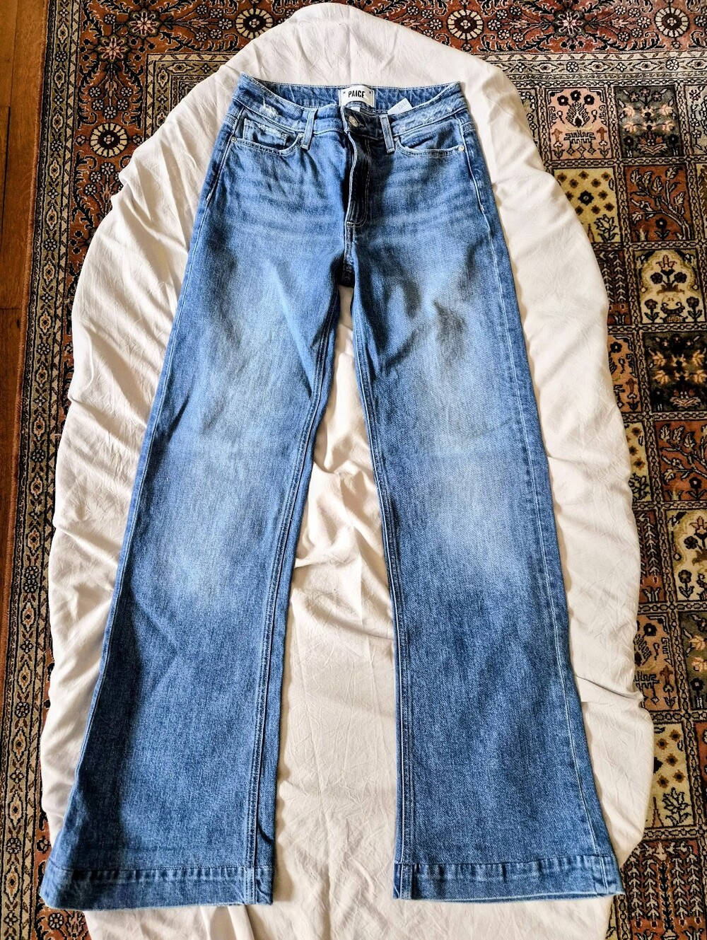 PAIGE Leenah Wide Leg Jeans Size 25